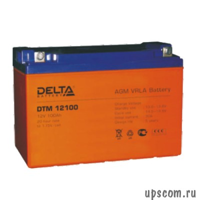 Аккумуляторная батарея Delta DTM 12100 (#DTM12100)