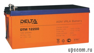 Аккумуляторная батарея Delta DTM 12200 L (#DTM12200)