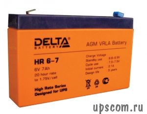 Аккумуляторная батарея Delta HR6-7 (#HR6-7)