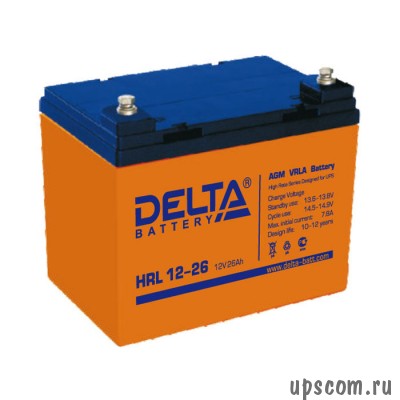 Аккумуляторная батарея Delta HRL12-26 (#HRL12-26)