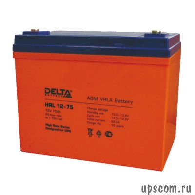 Аккумуляторная батарея Delta HRL12-75 (#HRL12-75)
