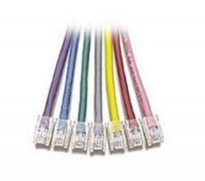 APC NETWORK CABLE ENHANCED CATEGORY 6E, DOUBLE SHIELDED TWISTED PAIR. BLUE, FOIL AND BRAID RJ 45 MAL (#47322YL-0,5M-E)