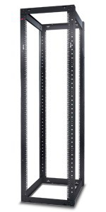NetShelter 4 Post Open Frame Rack 44U Square Holes, (#AR203A)