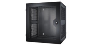 NetShelter Wall Mount Enclosure 13Ux584X622mm-Black with Vented door (#AR100HD)