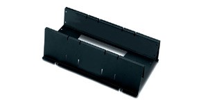 PDU Shielding Trough 600mm wide Black (#AR8160ABLK)