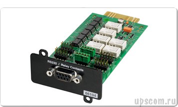 ИБП EATON(Powerware) Карта сухих контактов (для 5130 и 9135) Relay Serial Management Card -MS (#103006828)