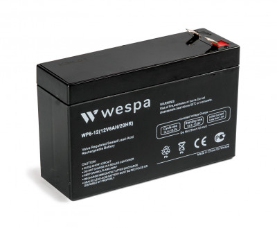 Аккумуляторная батарея Wespa WP6-12(12В, 6Ач)