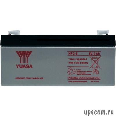 Аккумуляторная батарея YUASA NP 3 - 6 (#NP3-6)